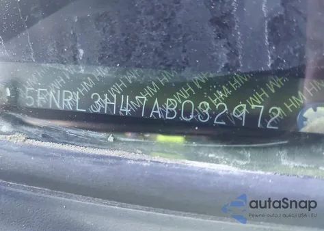 2010 Honda Odyssey Ex from USA, damaged, VIN 5FNRL3H47AB032972